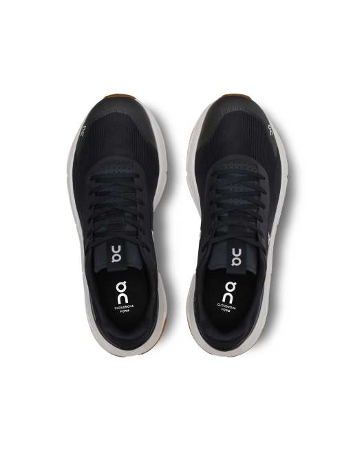 On Cloudnova form 2 zapatillas lifestyle en negro y marfil, 2 de 4