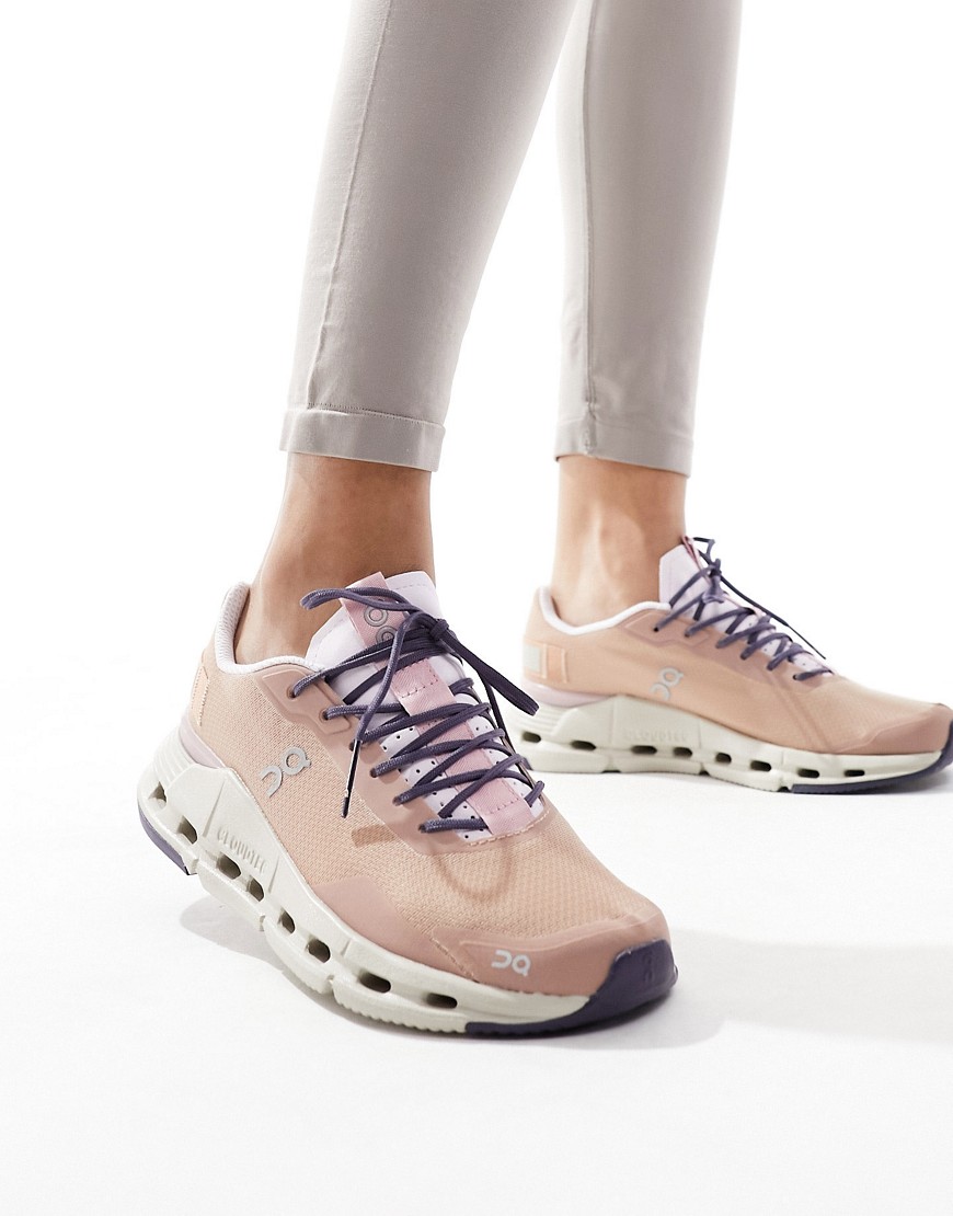 ON Cloudnova Form trainers in rose brown and orchid-Orange