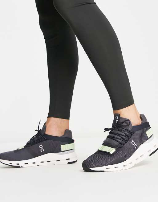 On - On Cloudnova Sneakers - Black/Green – Shop It