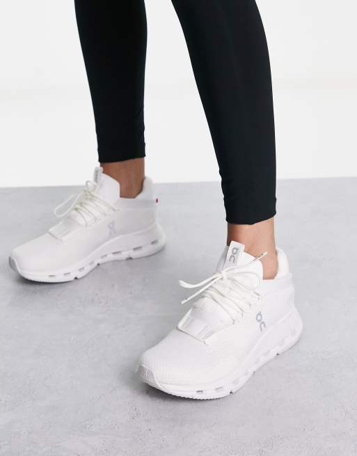 White store running trainers