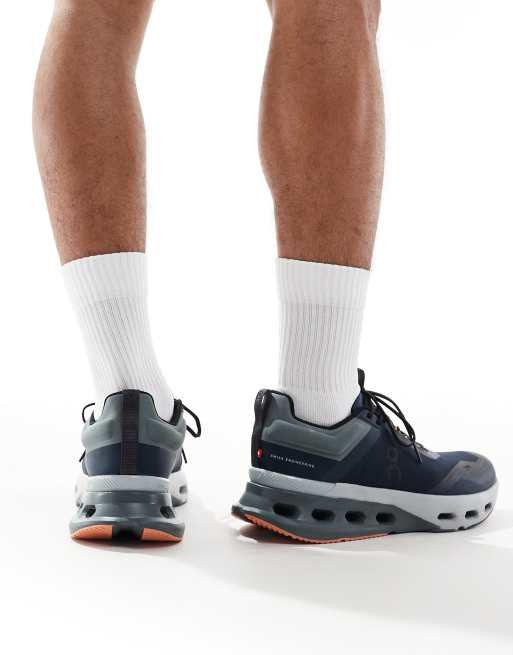 ON Cloudnova X training trainers in blue  , 3 of 5