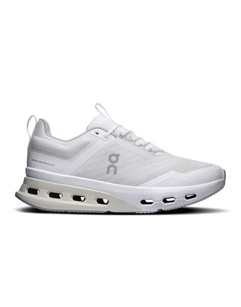 On Cloudnova x training trainers in white glacier - view 1