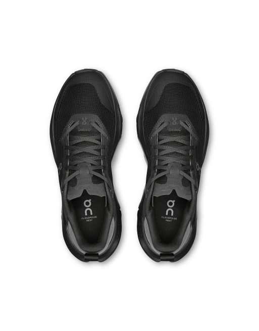 On Cloudpulse next training trainers in black stone, 2 of 4