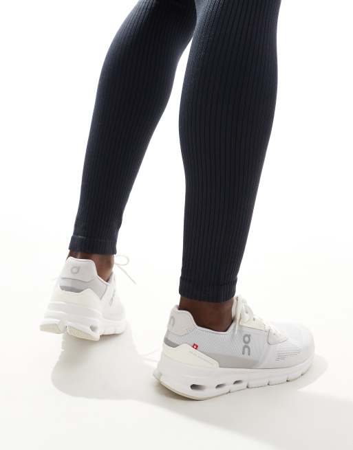 ON Cloudrift all day trainers in all white, 2 of 5