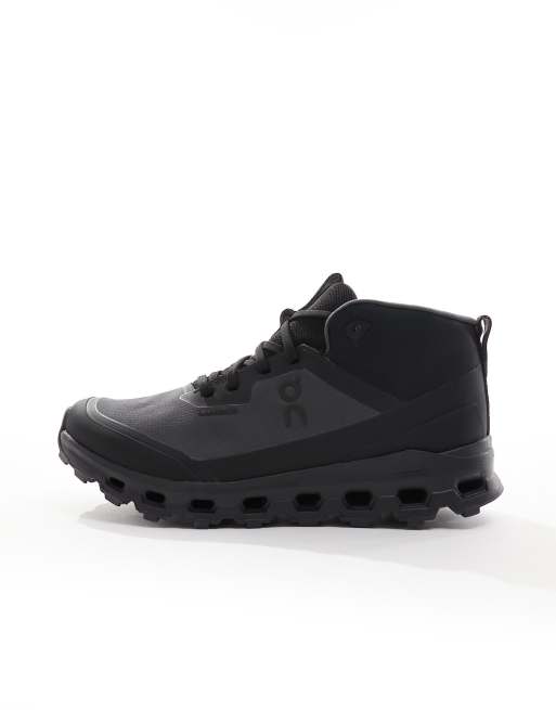 Black high top running shoes hotsell