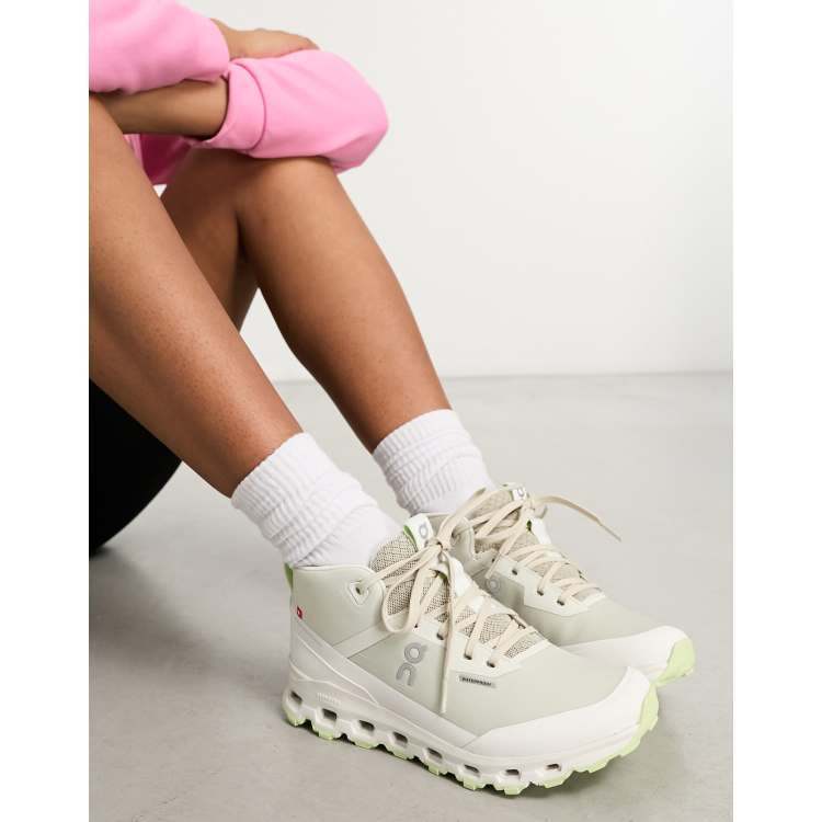 Waterproof high top on sale trainers