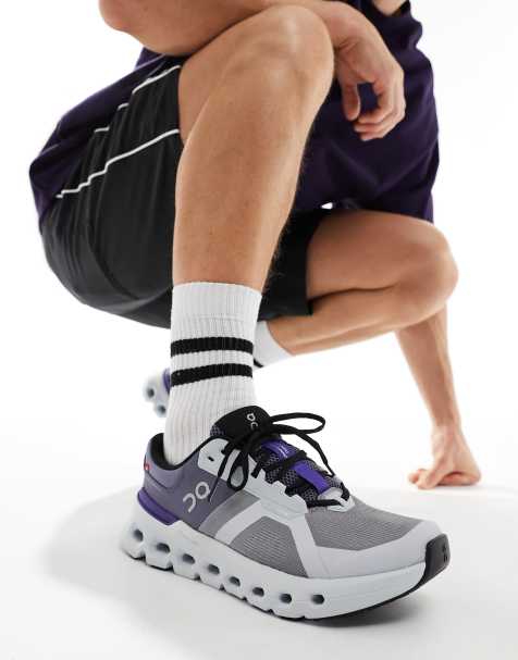 ON – Cloudrunner 2 – Lauf-Sneaker in Fossil-Indigoblau - view 1