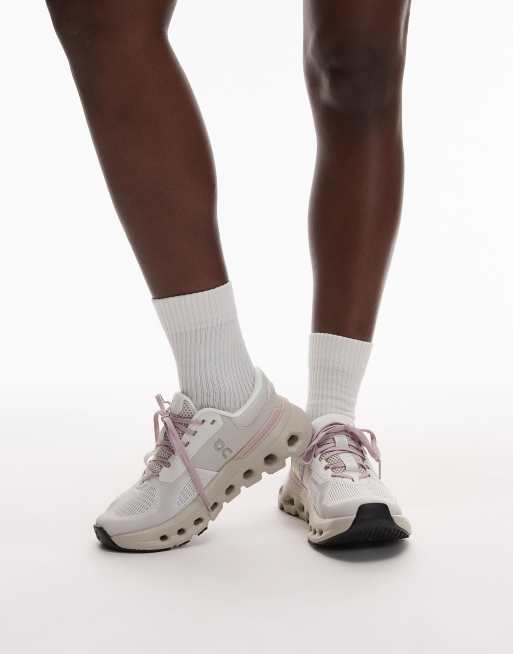 ON - Cloudrunner 2 - Sneakers da corsa color argento e malva  , 5 di 5