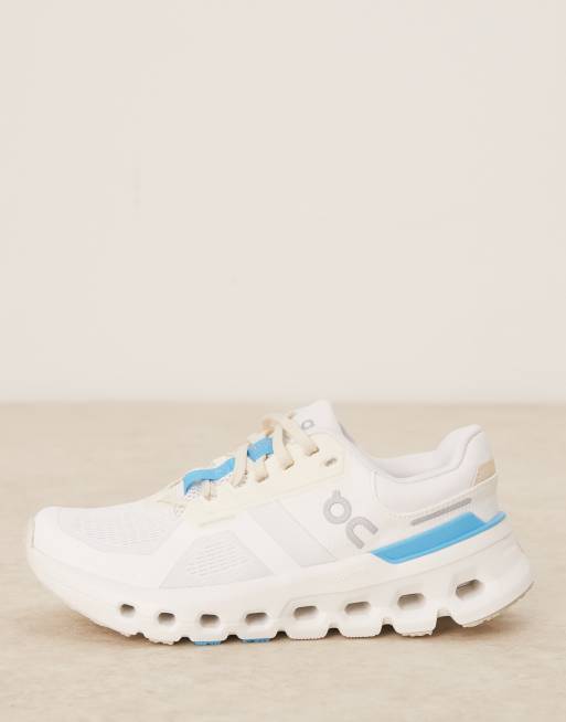 ON – Cloudrunner 2 – Vita och blå löparskor, 2 av 5