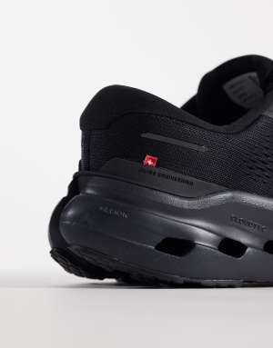 ON Cloudrunner 3 running trainers in triple black