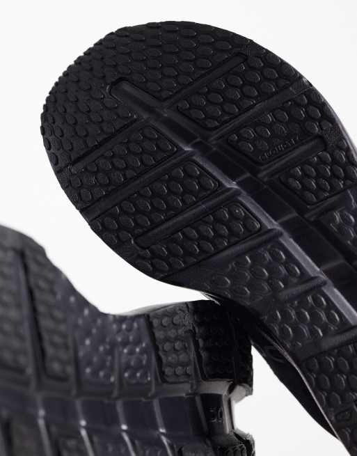 ON Cloudrunner 3 running trainers in triple black, 5 of 5