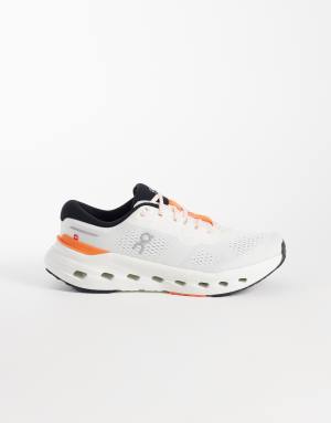ON Cloudrunner 3 running trainers in white and orange