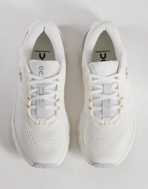 ON Cloudrunner 3 running trainers in white, 4 of 5