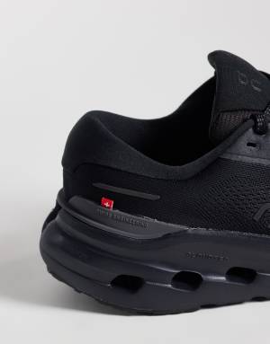ON Cloudrunner 3 waterproof running trainers in black