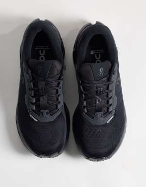 ON Cloudrunner 3 waterproof running trainers in black