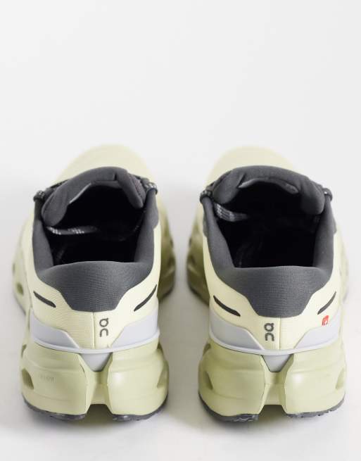 ON Cloudrunner 3 waterproof running trainers in stone and grey, 3 of 5