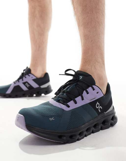 ON Cloudrunner waterproof trainers in navy