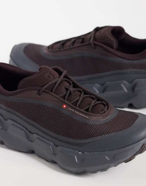 ON Cloudsoma Hike outdoor sneakers i brunt och svart, 4 av 5