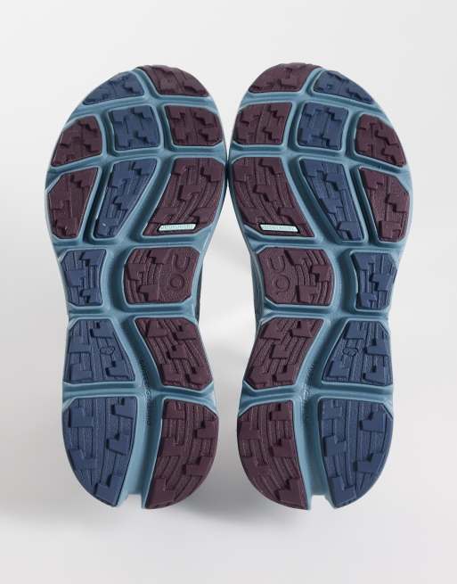ON Cloudsoma Outdoor trainers in teal and purple, 5 of 5