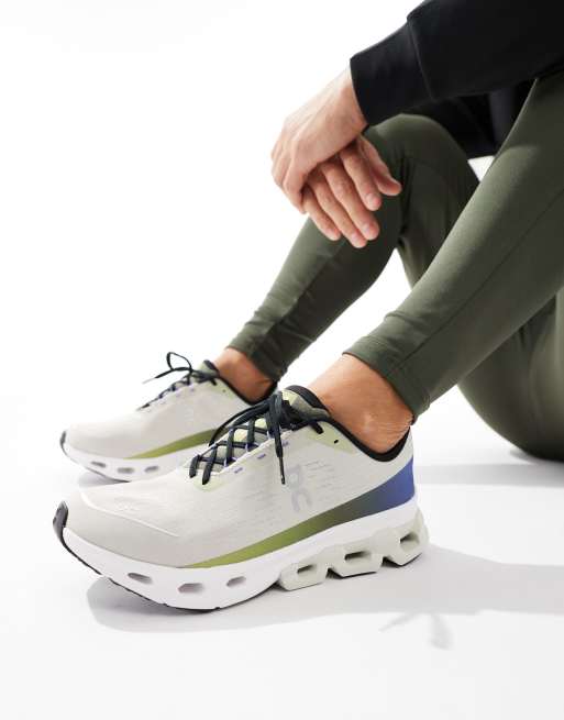ON - Cloudspark - Baskets de course - Blanc et vert, 5 de 5