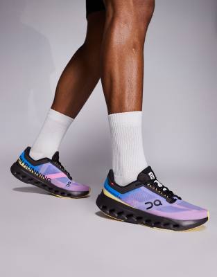 On Running ON Cloudsurfer Next running trainers in blue and raspberry