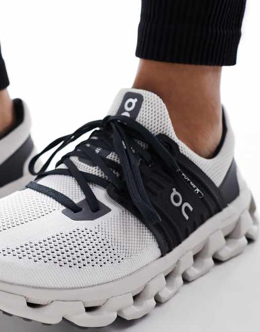 ON - Cloudswift 3 AD - Grå og sandfarvede løbesneakers, 3 af 5