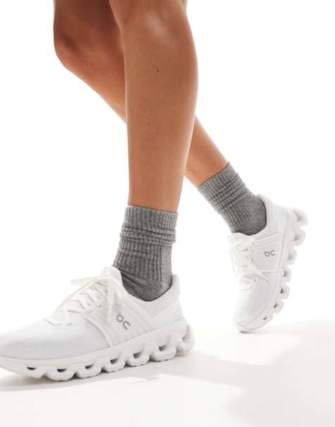 ON Cloudswift 3 AD running trainers in all white - view 1