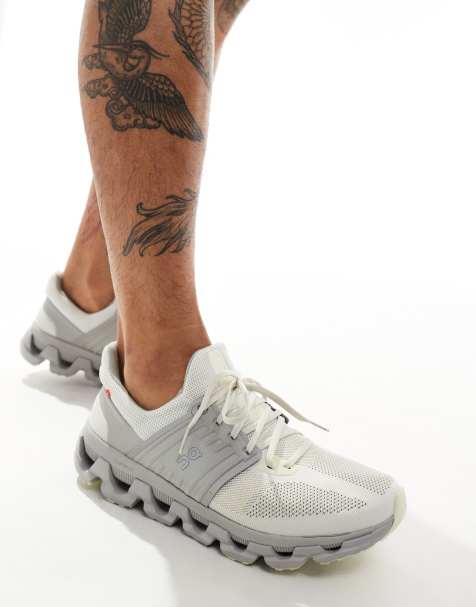 ON Cloudswift 3 AD running trainers in white  - view 1
