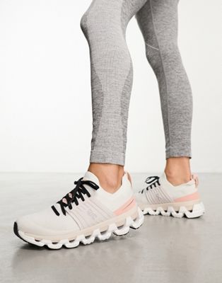ON Cloudswift 3 trainers in ivory and rose - ASOS Price Checker