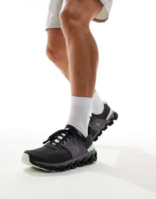 On Running ON Cloudswift 3 running trainers in black and lime green