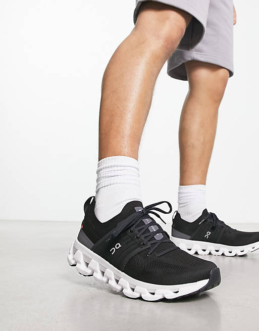 ON Cloudswift 3 trainers in black and white | ASOS