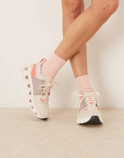 ON - Cloudswift 4 - Beige løbesneakers - view 1