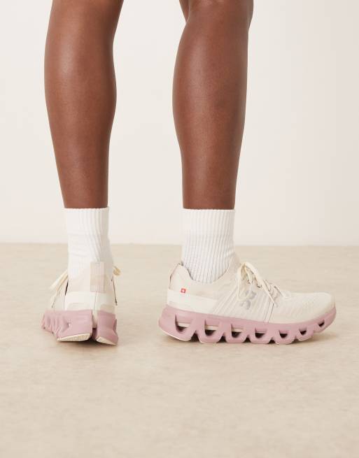 ON Cloudswift 4 running trainers in pearl and mauve, 5 of 5