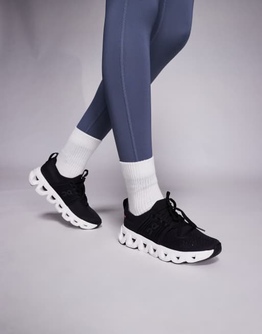 ON - Cloudswift 4 - Sneakers da corsa nere e bianche, 5 di 5