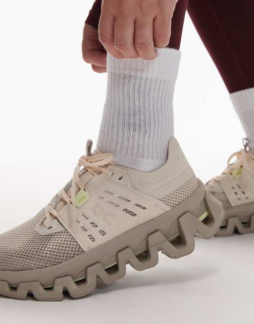ON - Cloudswift Amp - Baskets de running - Beige et kaki, 4 de 5