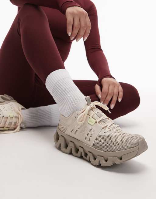 ON - Cloudswift Amp - Baskets de running - Beige et kaki, 5 de 5