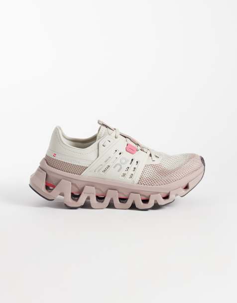 ON Cloudswift Amp hardloopsneakers in lichtbruin en stone - view 1