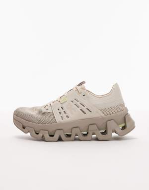 ON Cloudswift Amp running trainers in beige and khaki