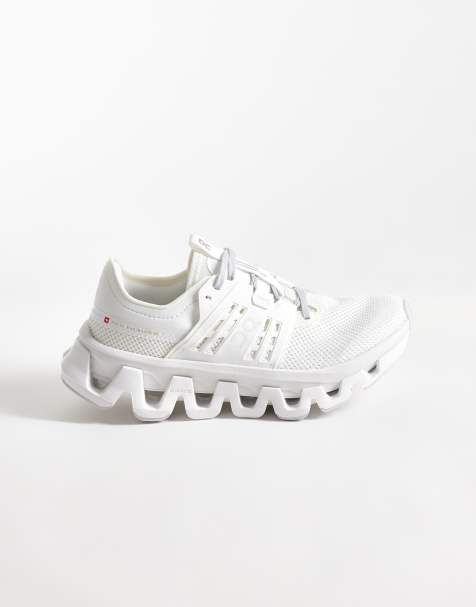 ON Cloudswift Amp sneakers da corsa bianche e grigio ghiaccio - view 1