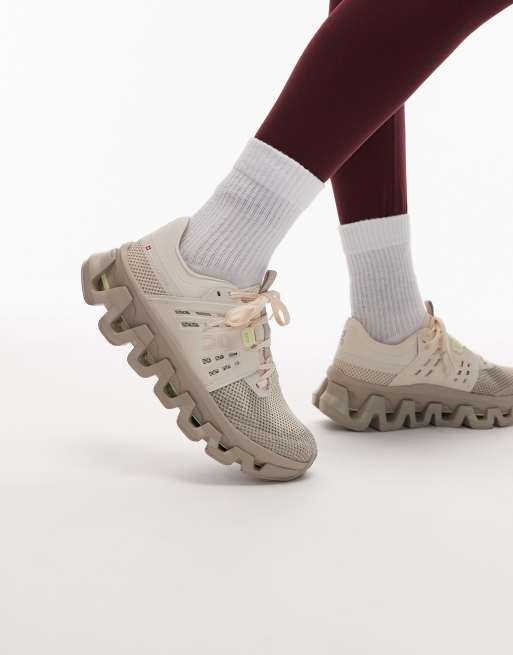 ON - Cloudswift Amp - Sneakers da corsa color beige e kaki  