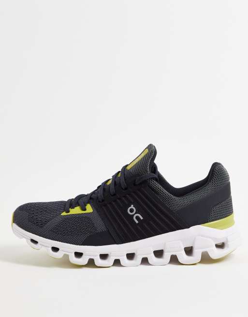 ON - Cloudswift - Sneakers nere e gialle