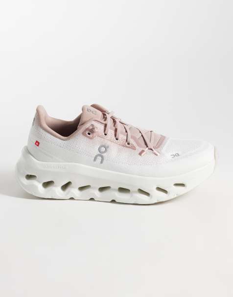 ON Cloudtilt All Day sneakers in wit en taupe fade - view 1