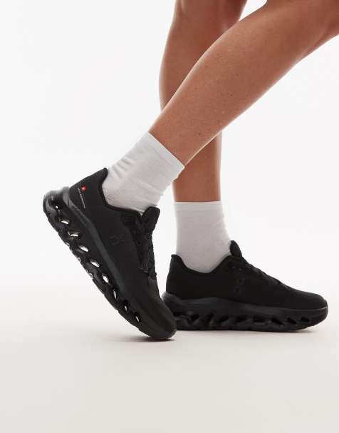 ON Cloudtilt all day trainers in all black - view 1