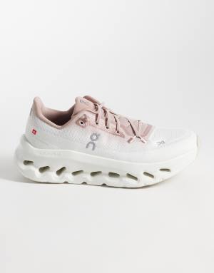ON Cloudtilt All Day trainers in white and taupe fade