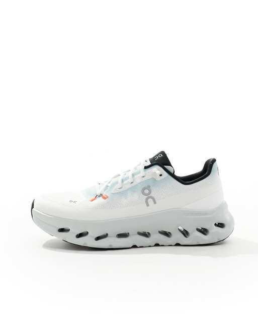 ON – Cloudtilt – Buty sportowe w kolorze kości słoniowej z niebieskimi wstawkami, 2 z 5