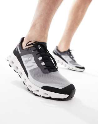 On Running ON Cloudvista trail running trainers in black white