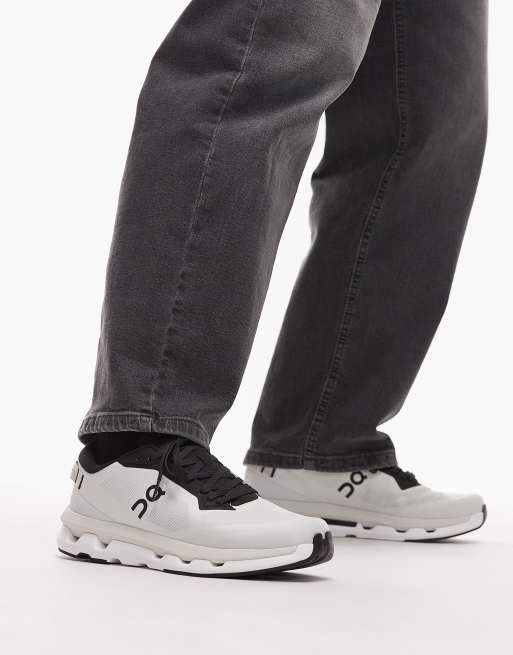 ON Cloudzone All Day trainers in white and black, 4 of 5