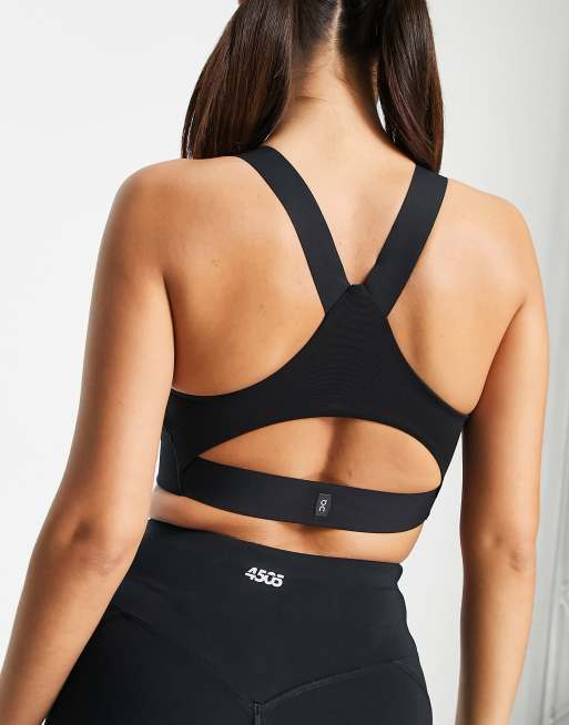 ON high support sports bra in black