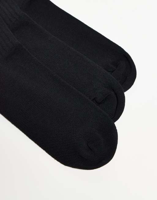 ON - pack de 3 calcetines crew con logo en negro, 3 de 3