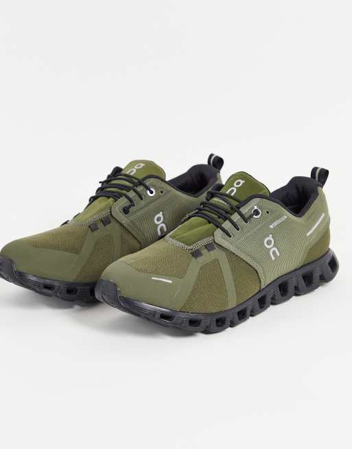 On Running – Cloud 5 – Wodoodporne buty sportowe w kolorze khaki 